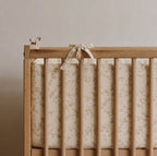 Protector de Cuna Beige Flores