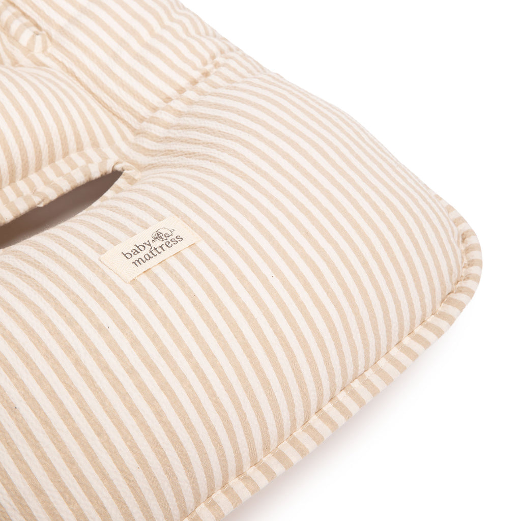 Cojín Beige Rayas