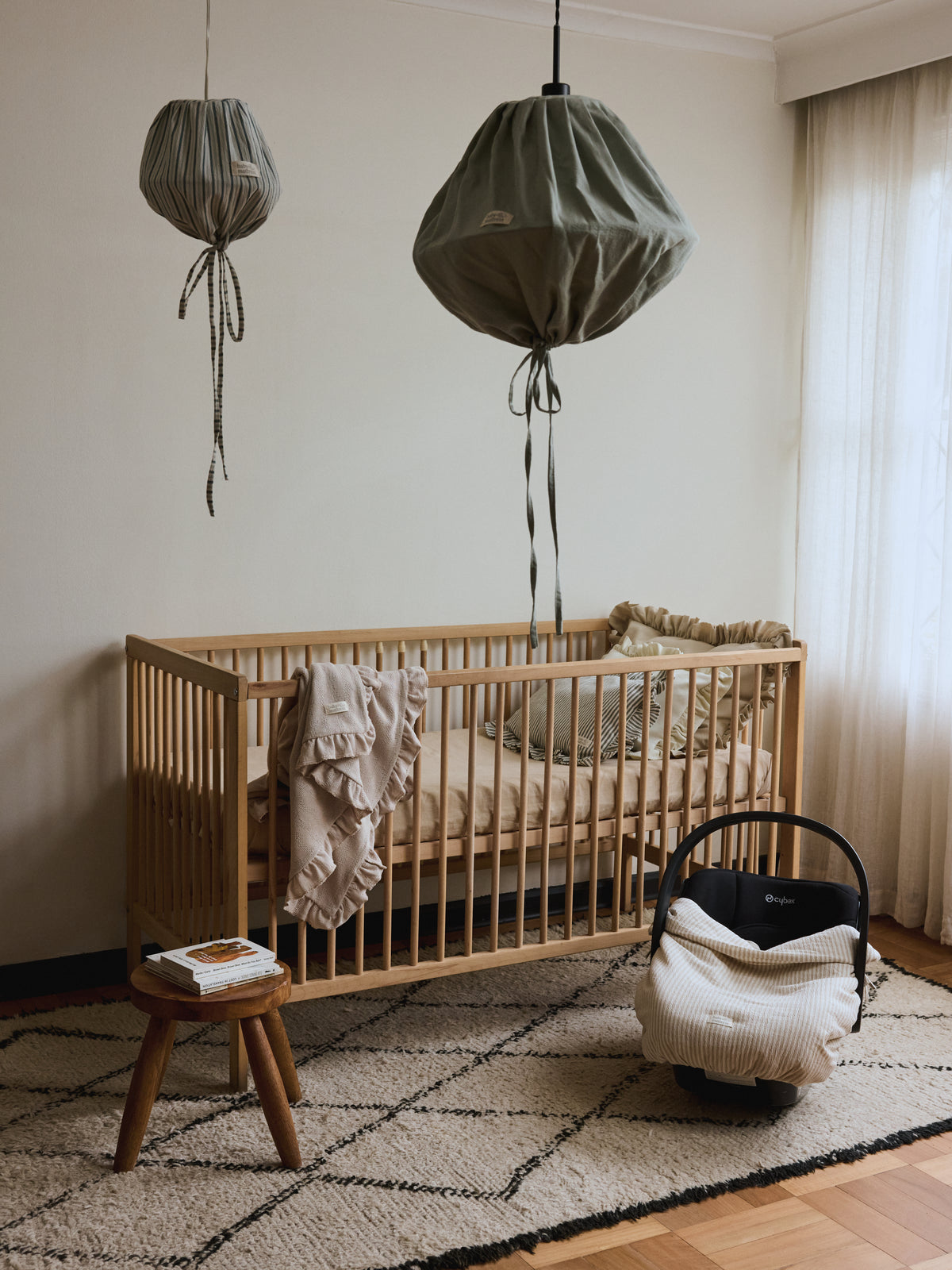 Cubre Huevo Beige Rayas