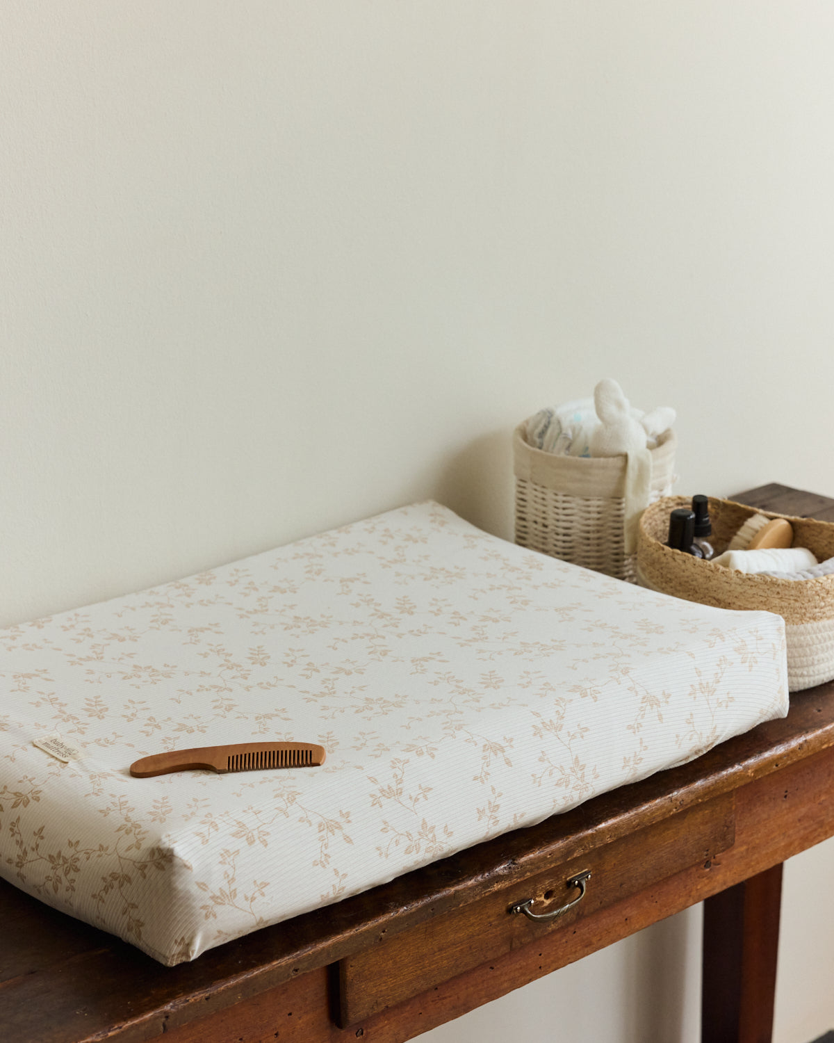 Mudador Beige Flores