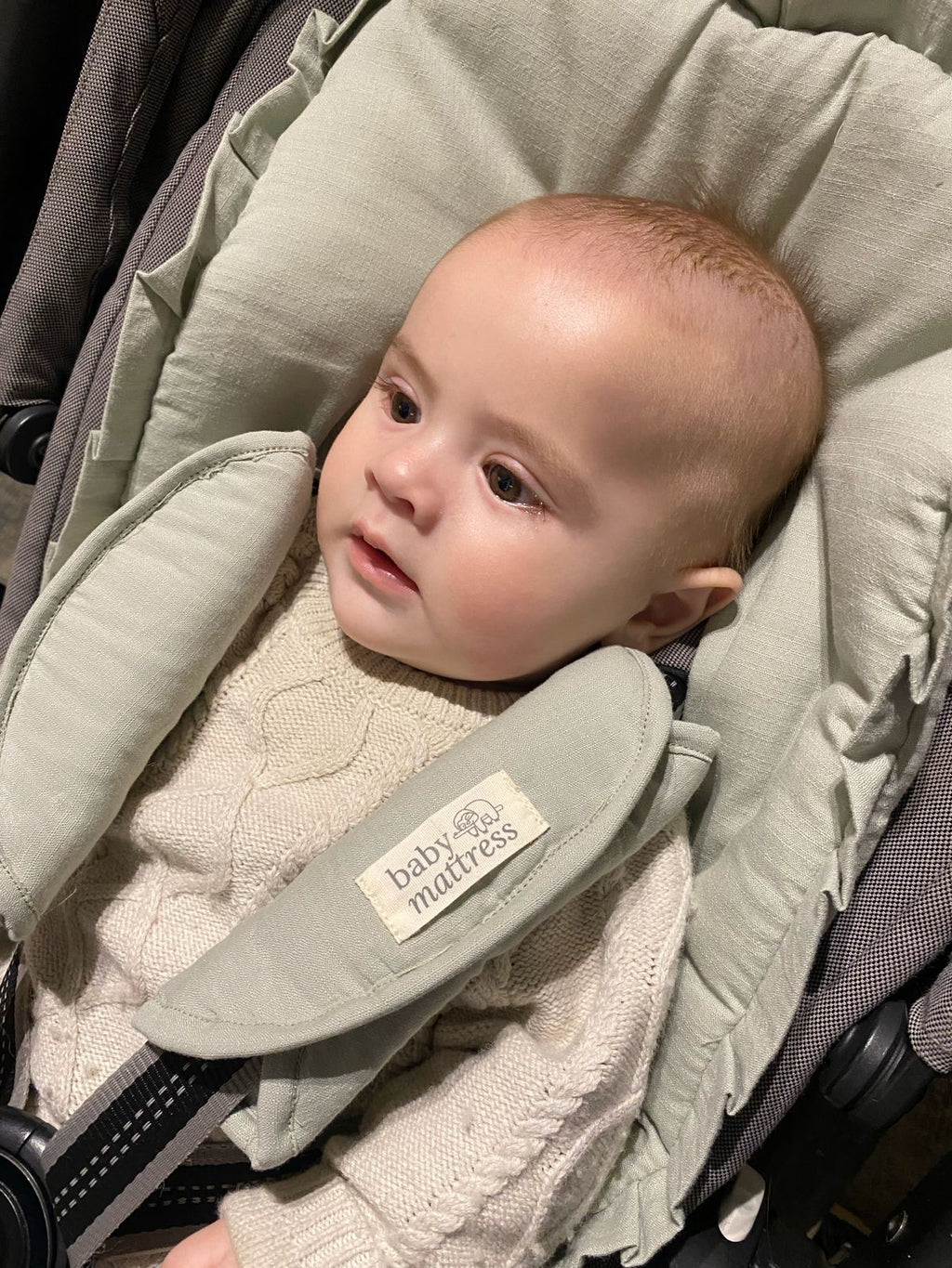 Protector Tirante de coche Verde Babymattress